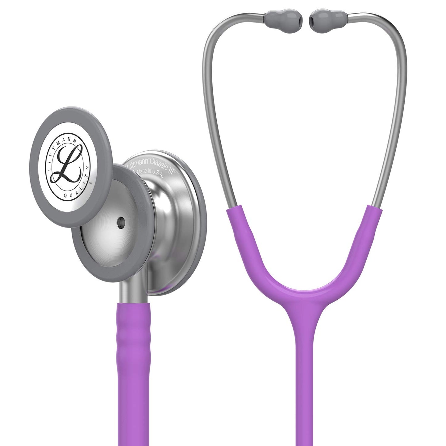 Littmann- Classic III™ Stethoscope- Lavender Tube; Stainless Steel Chestpiece-
