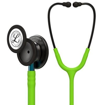 Littmann- Classic III™ Stethoscope- Lime Green Tube; Blue Stem; Smoke Headset & Chestpiece-