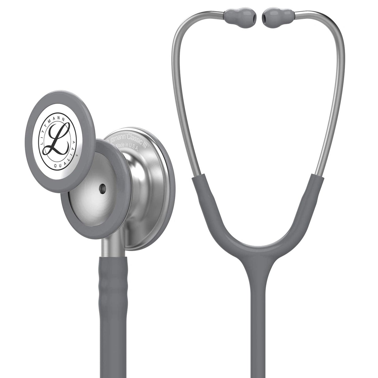 Littmann- Classic III™ Stethoscope- Gray Tube; Stainless Steel Chestpiece-