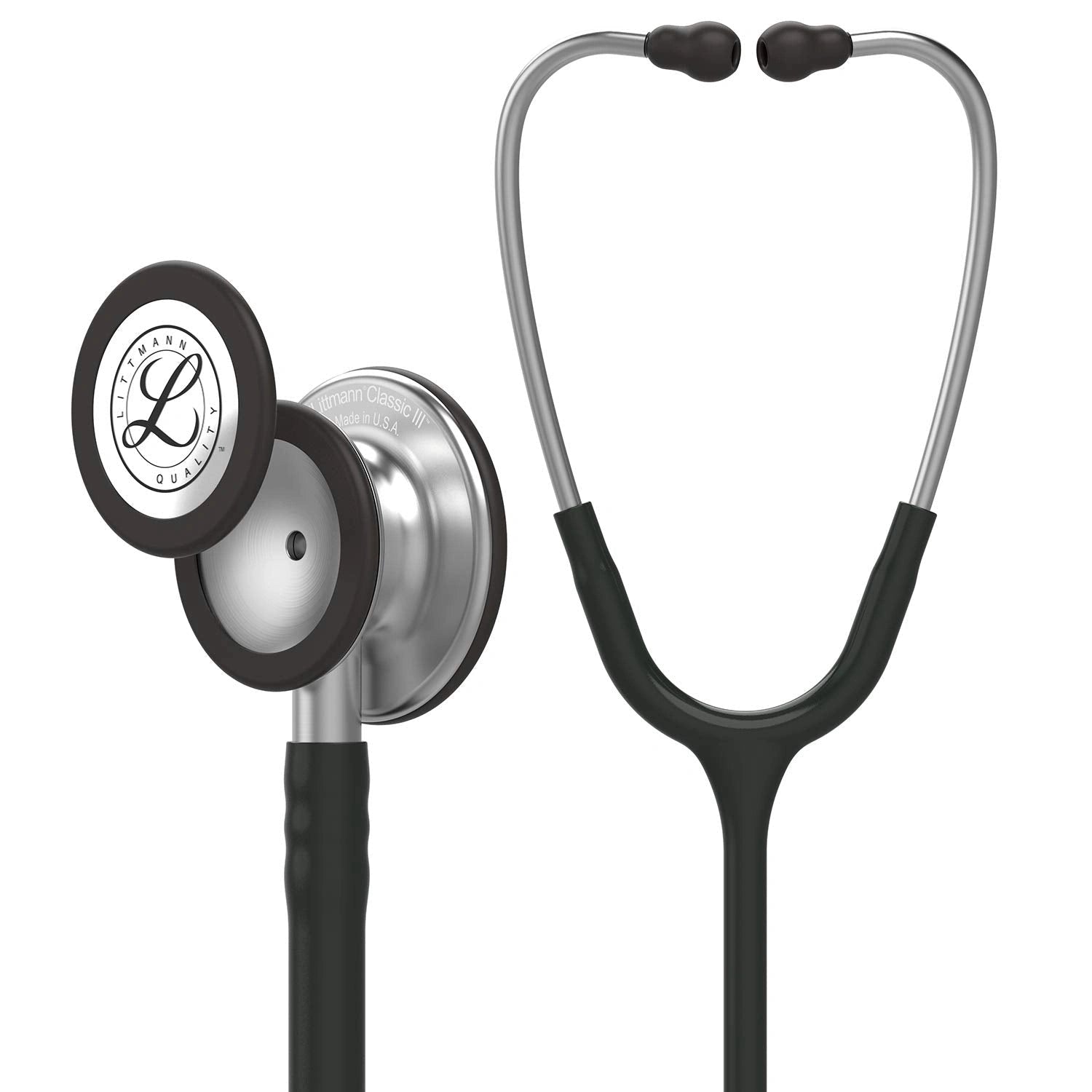Littmann- Classic III™ Stethoscope- Black tube; Stainless Steel Chestpiece-