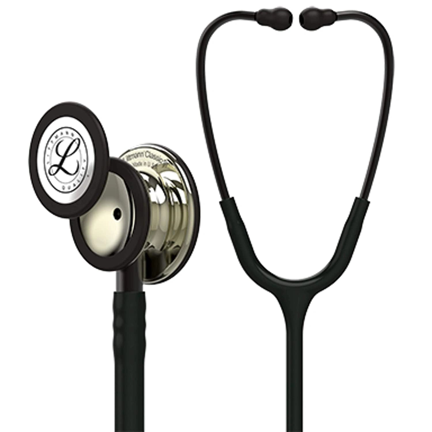 Littmann- Classic III™ Stethoscope- Black Tube; Champagne Finish Chestpiece-