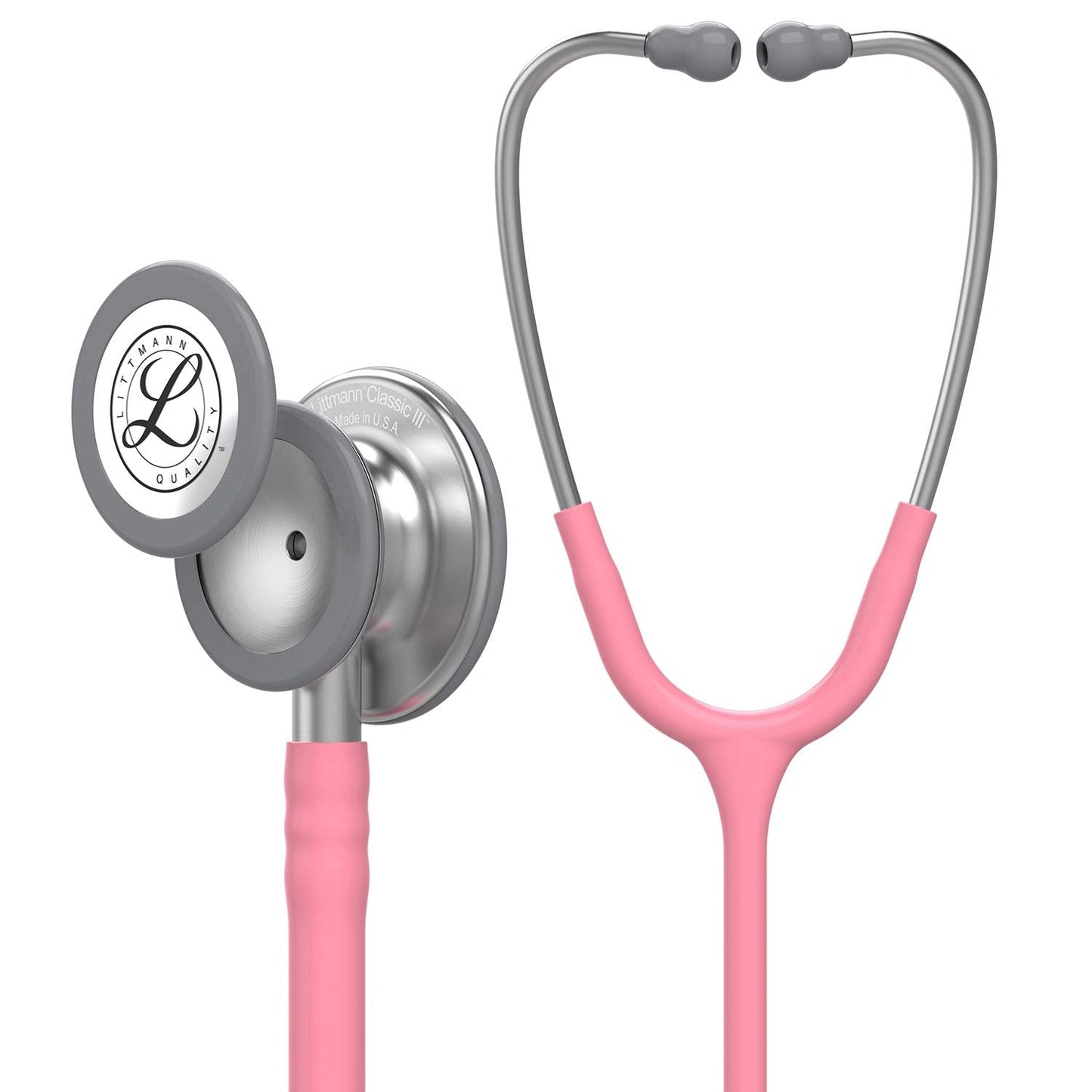 Littmann- Classic III™ Stethoscope- Pearl Pink Tube; Stainless Steel Chestpiece-