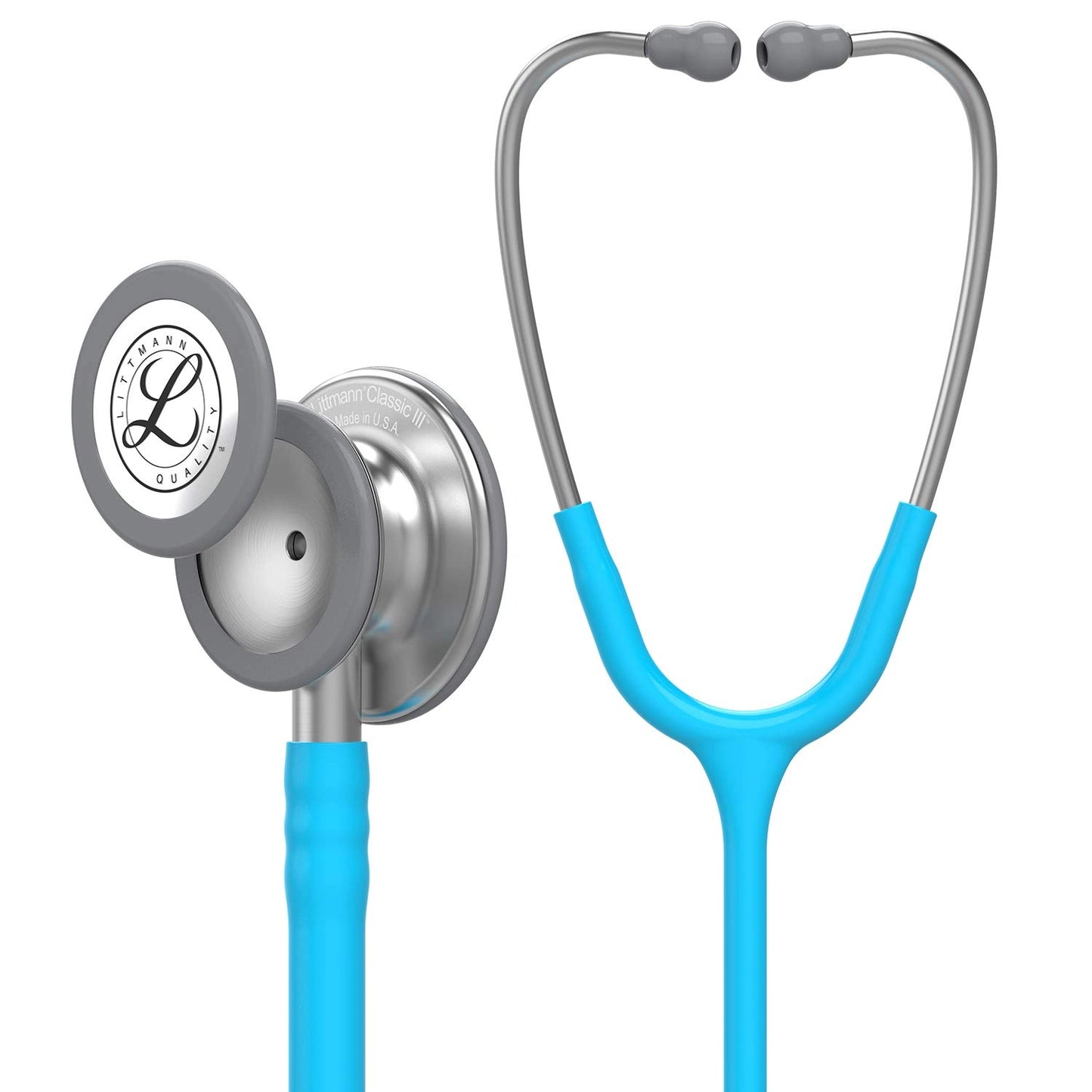 Littmann- Classic III™ Stethoscope- Turquoise Tube; Stainless Steel Chestpiece-