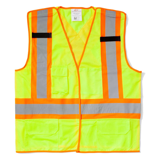 MedTech- X-Back Breakaway Mesh Safety Vest- -