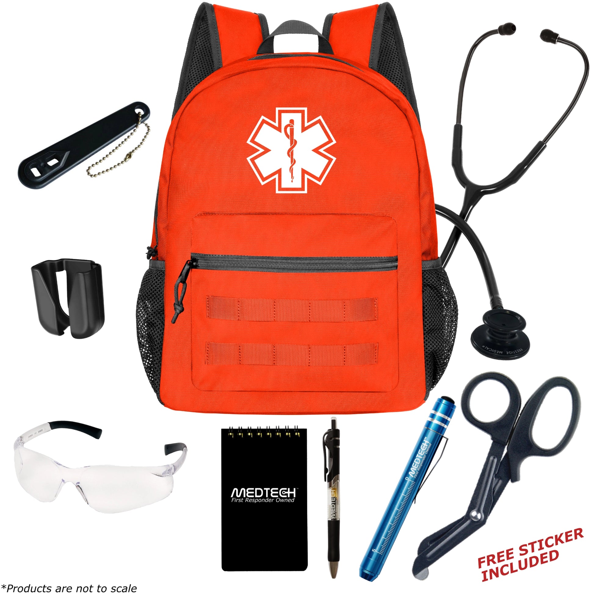 MedTech- Basic Clinical Kit- Orange- Stealth Black