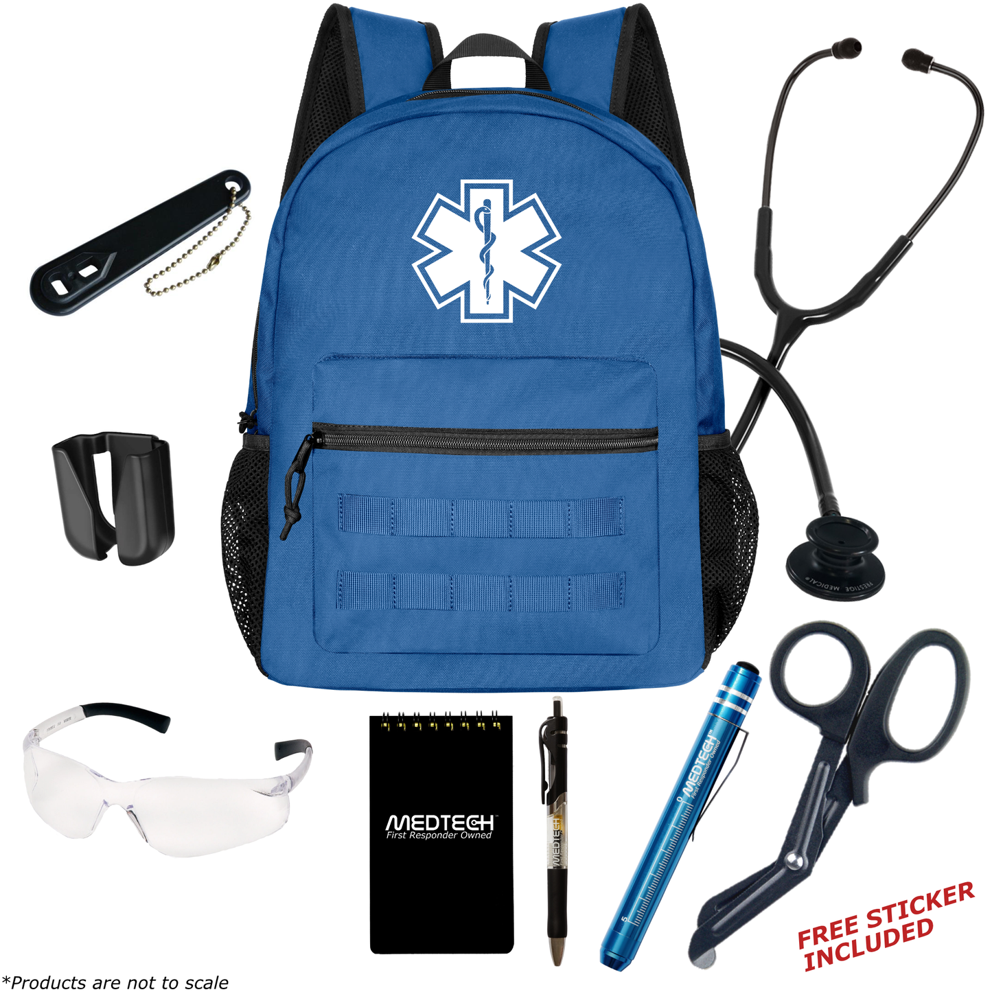 MedTech- Basic Clinical Kit- Blue- Stealth Black