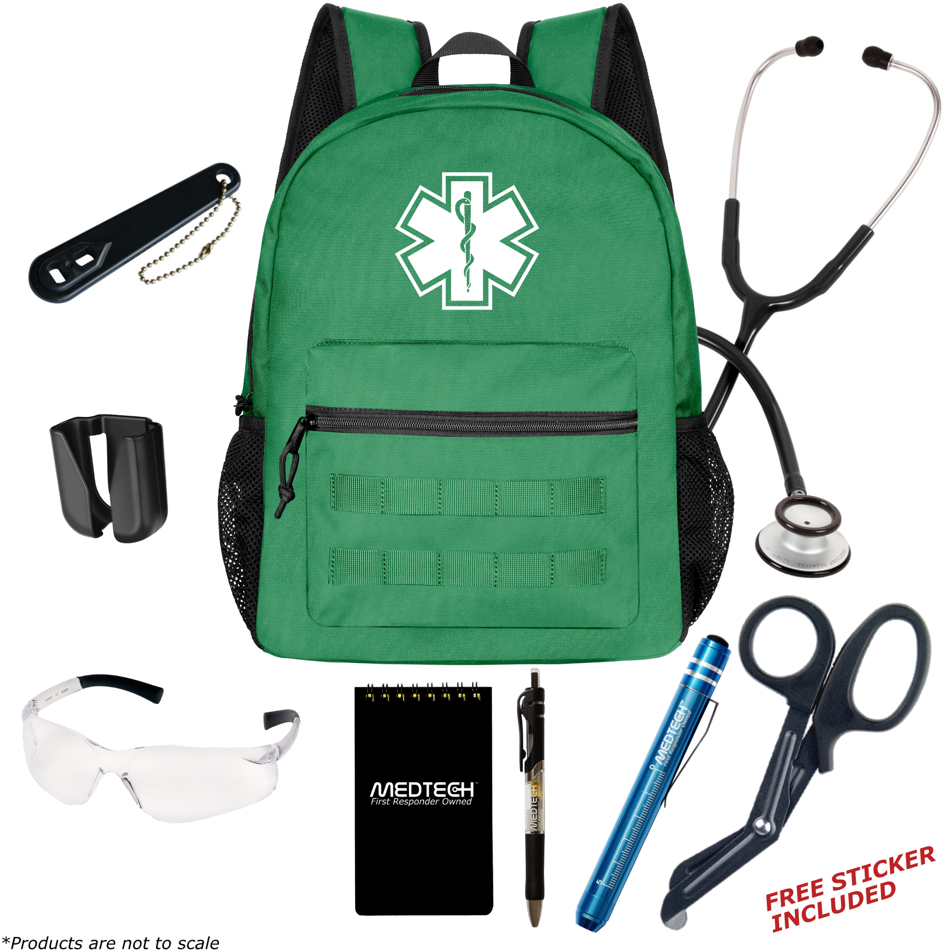 MedTech- Basic Clinical Kit- Green- Black