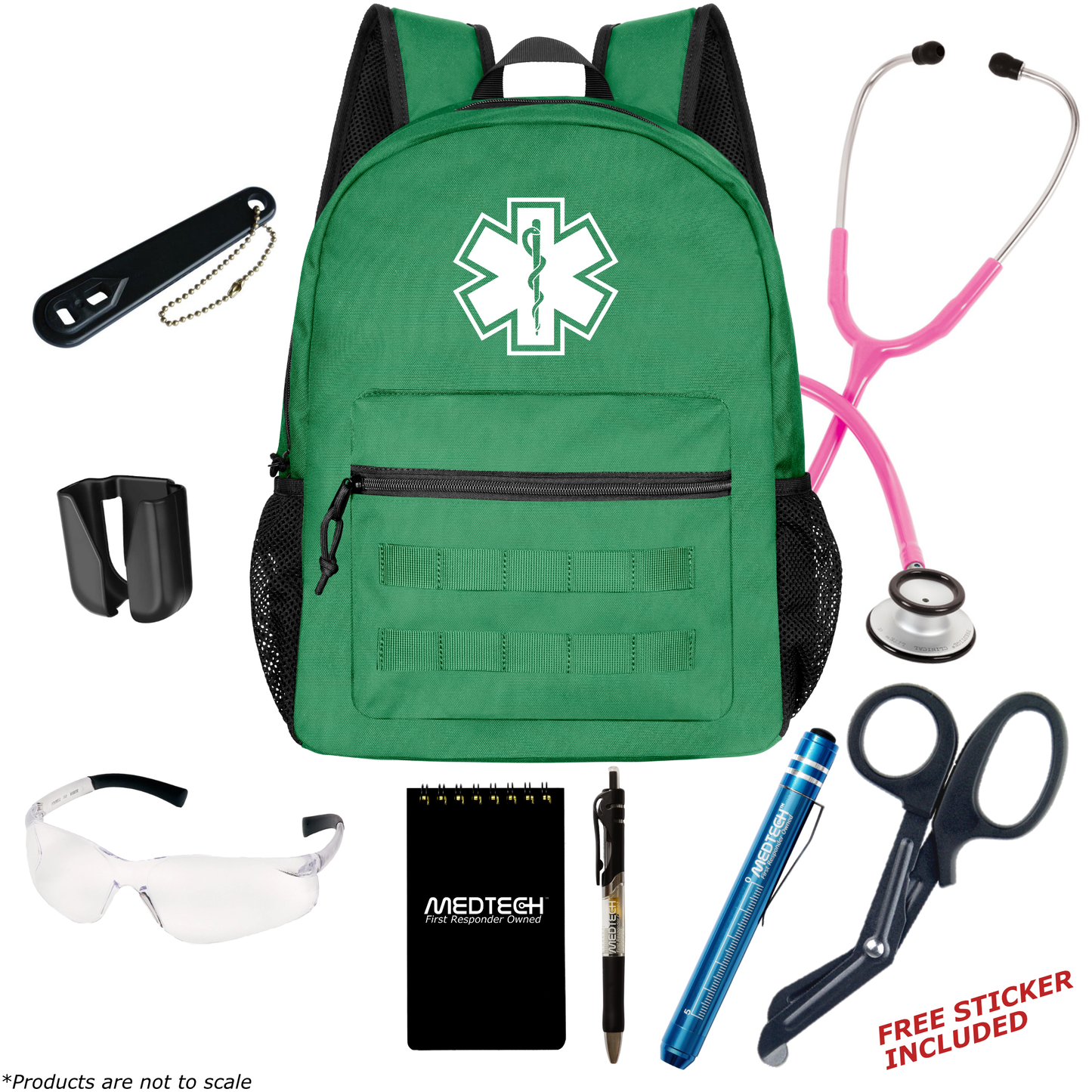 MedTech- Basic Clinical Kit- Green- Hot Pink