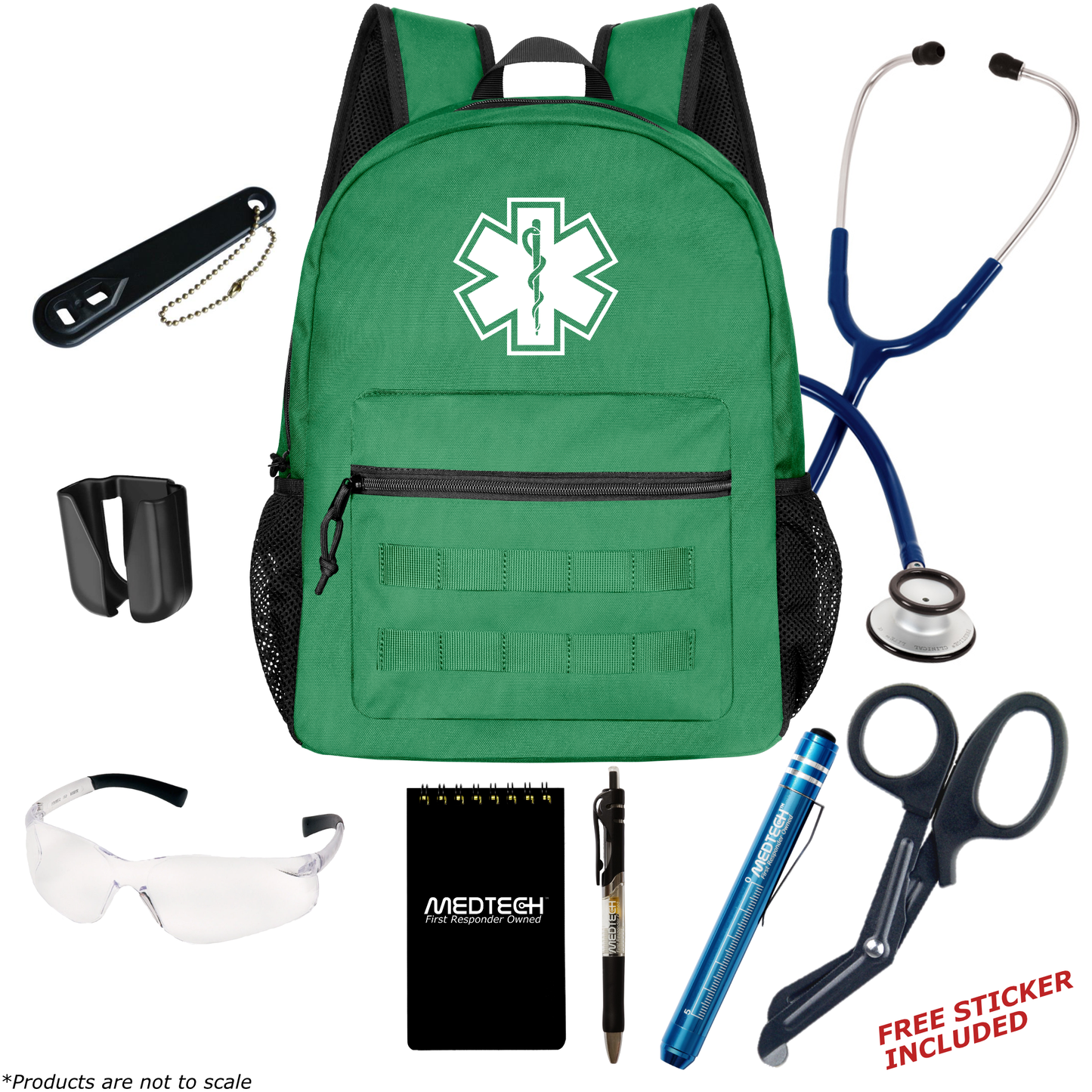 MedTech- Basic Clinical Kit- Green- Navy