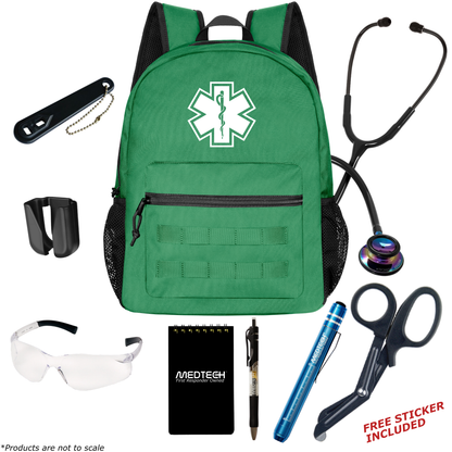 MedTech- Basic Clinical Kit- Green- Rainbow & Stealth / Black