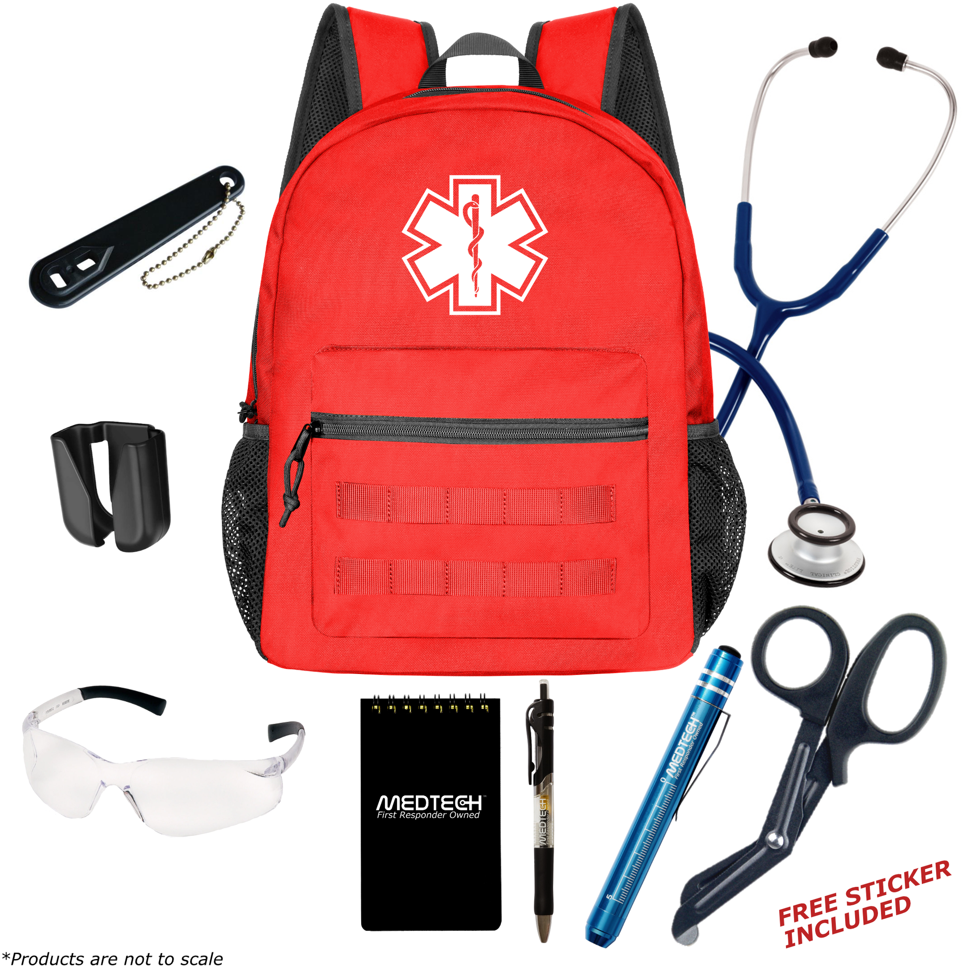 MedTech- Basic Clinical Kit- Red- Navy