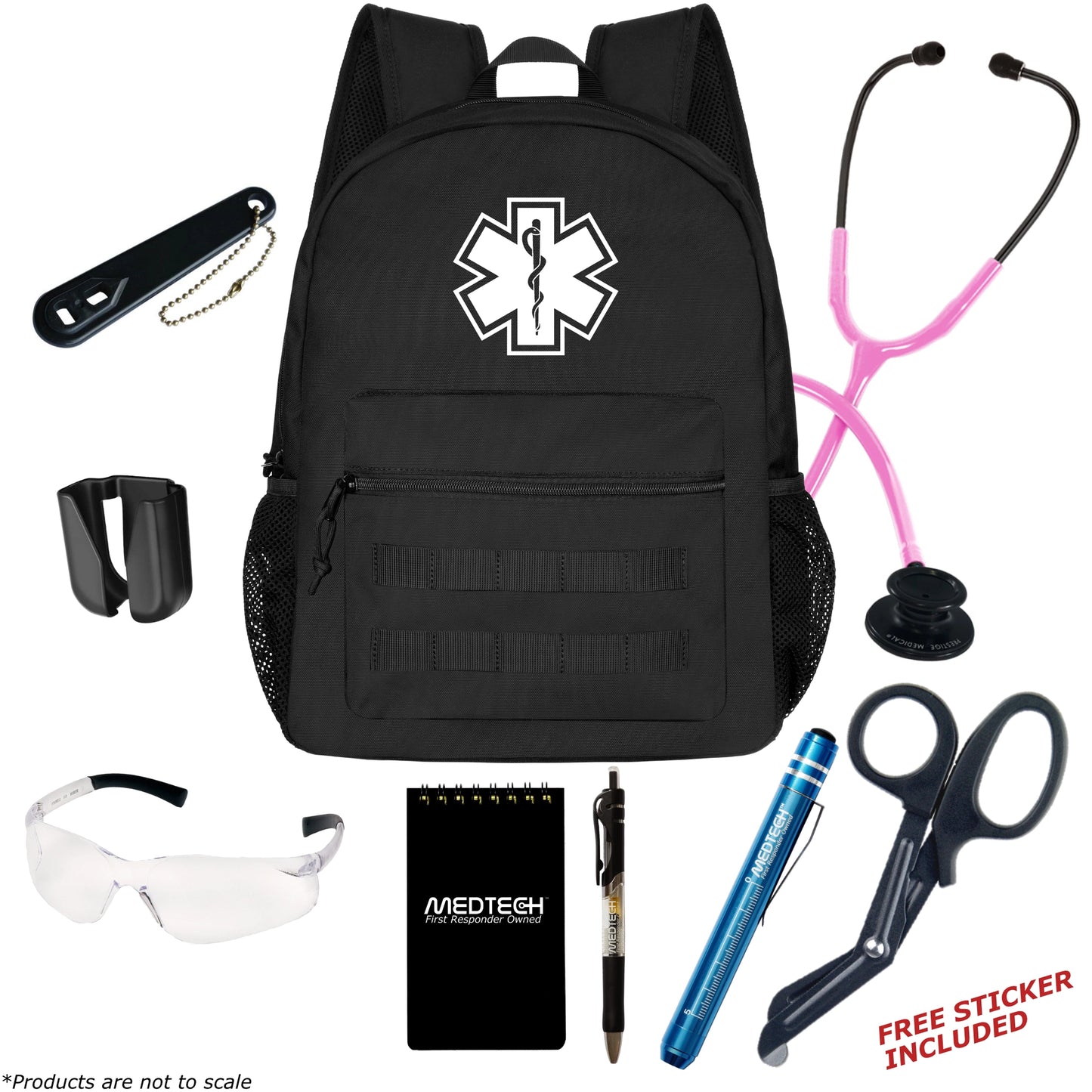 MedTech- Basic Clinical Kit- Black- Stealth / Hot Pink