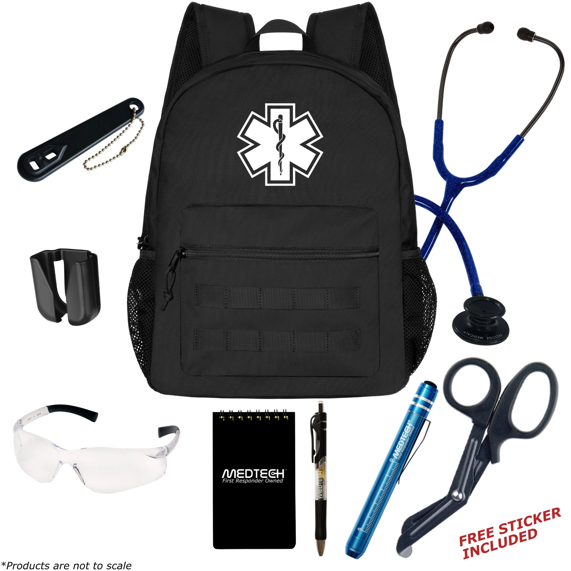 MedTech- Basic Clinical Kit- Black- Stealth / Navy Sparkles