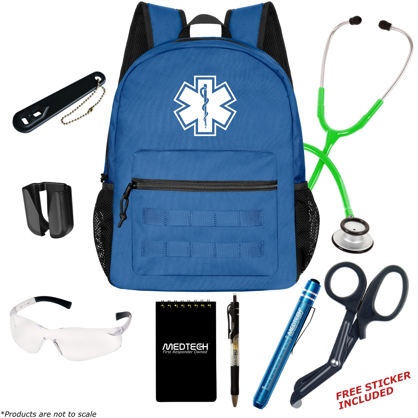 MedTech- Basic Clinical Kit- Blue- Neon Green