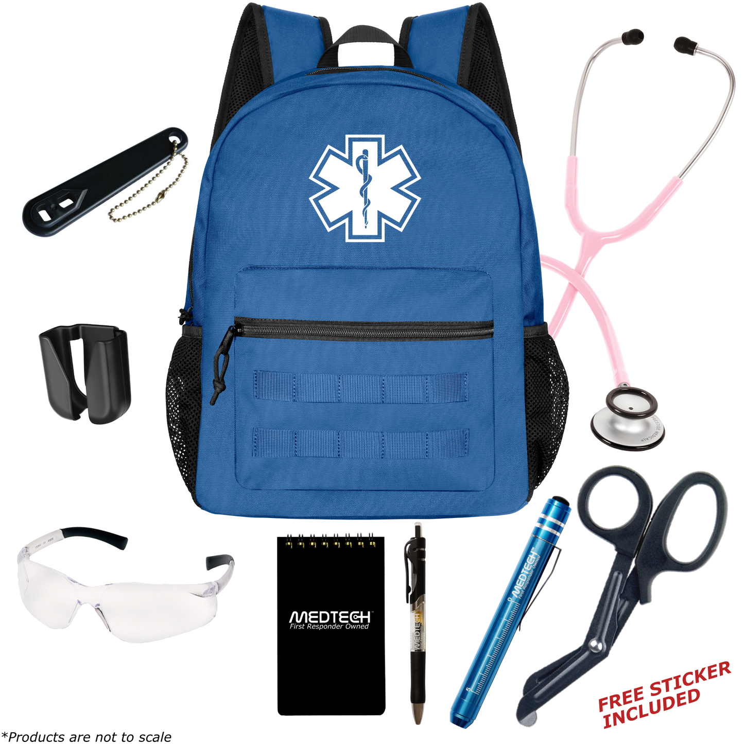 MedTech- Basic Clinical Kit- Blue- Pastel Pink