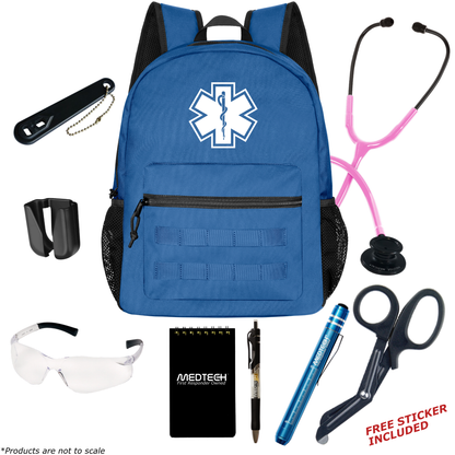 MedTech- Basic Clinical Kit- Blue- Stealth / Hot Pink