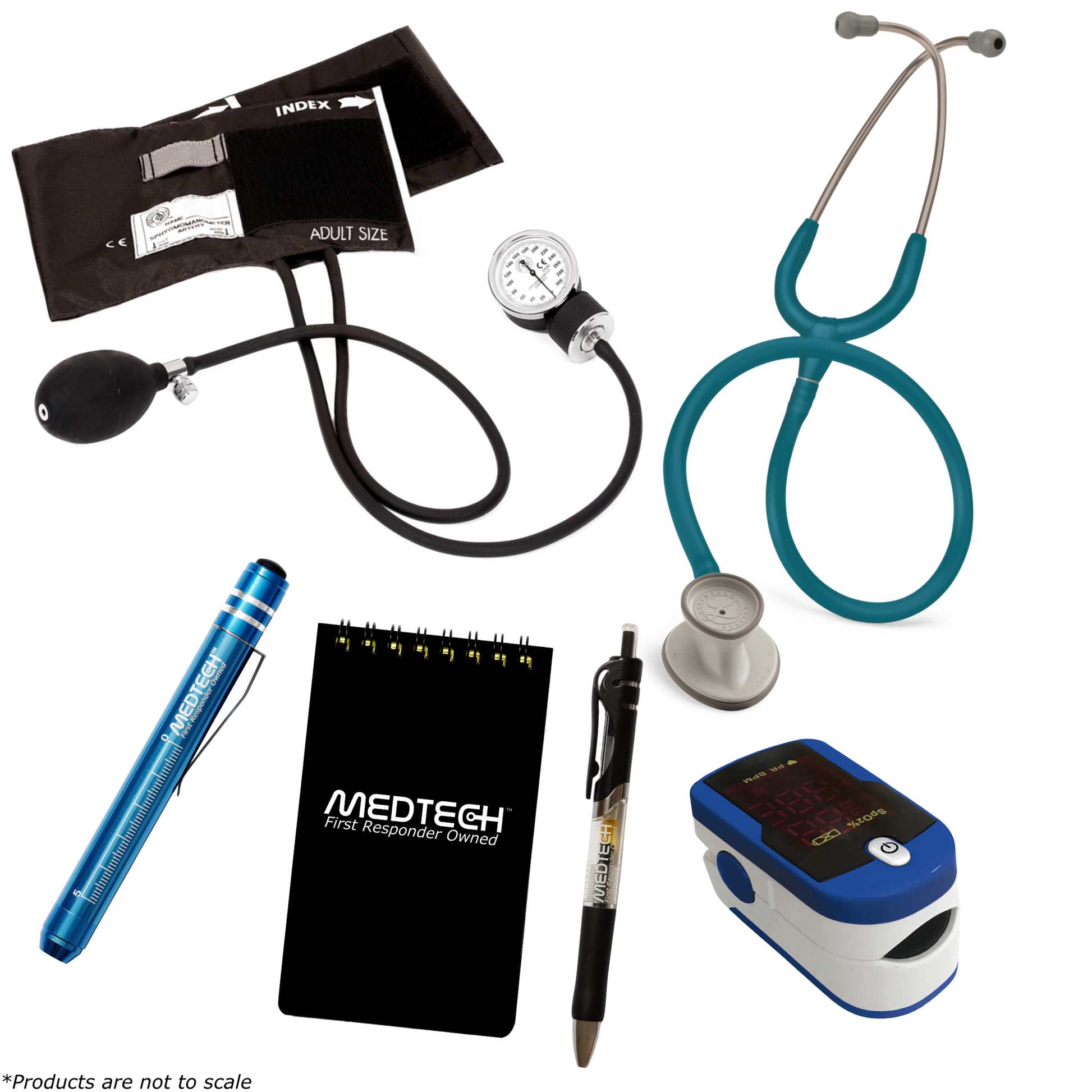 MedTech- Intermediate Vitals Kit- Blue- Caribbean Blue