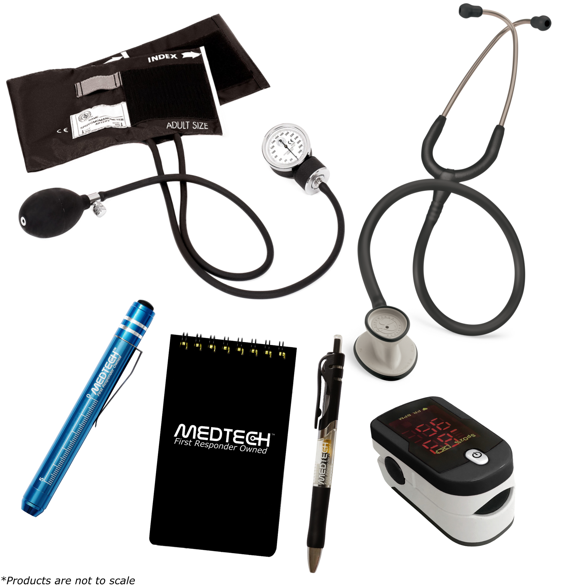 MedTech- Intermediate Vitals Kit- Black- Black