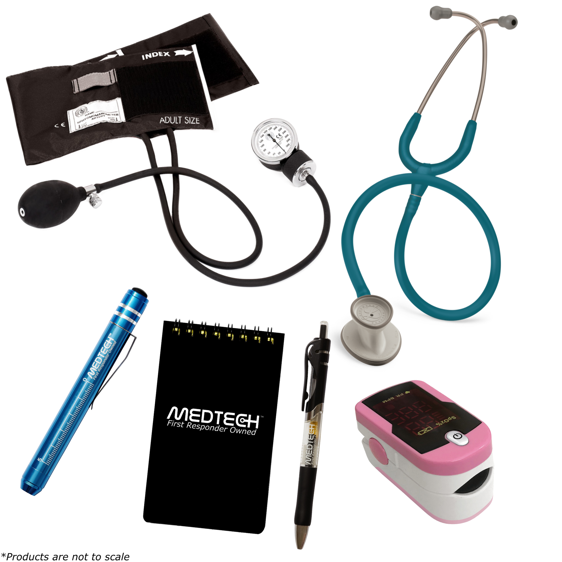 MedTech- Intermediate Vitals Kit- Hot Pink- Caribbean Blue