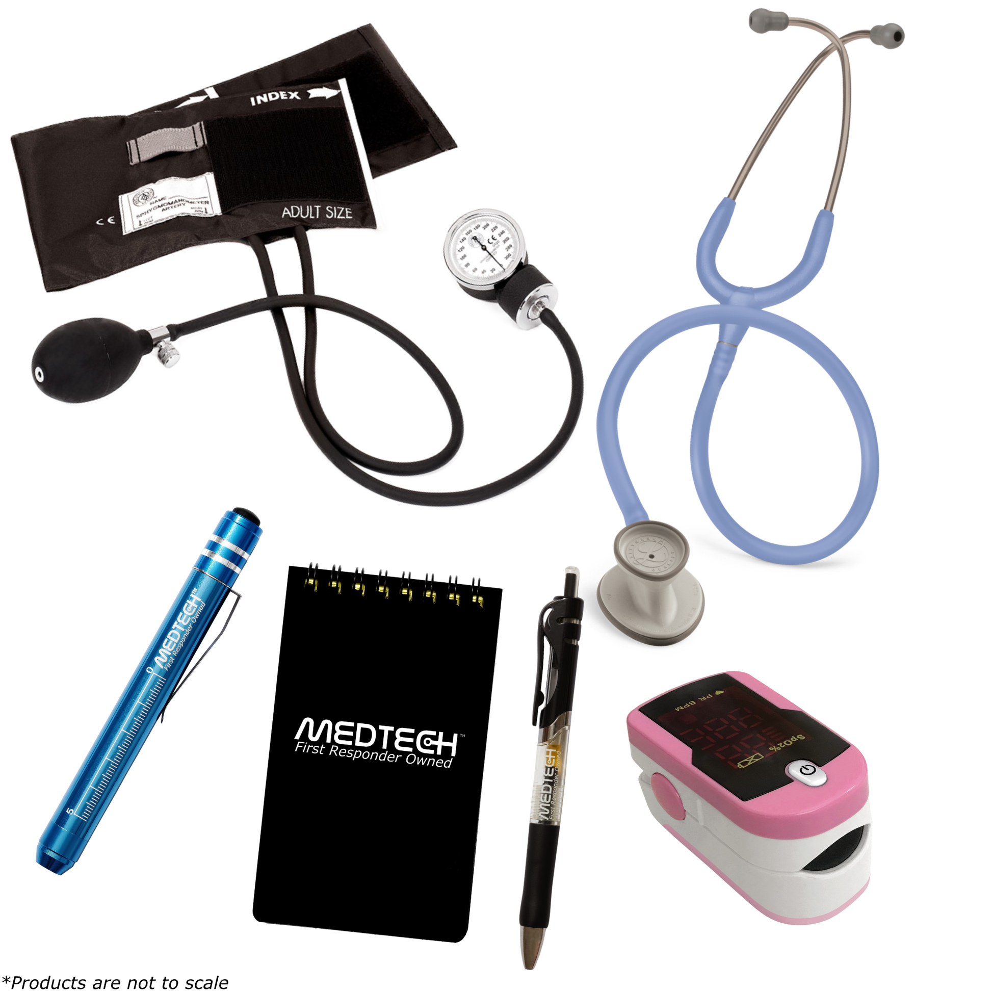 MedTech- Intermediate Vitals Kit- Hot Pink- Ciel Blue