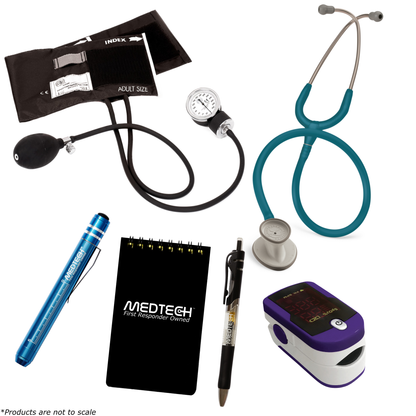 MedTech- Intermediate Vitals Kit- Purple- Caribbean Blue