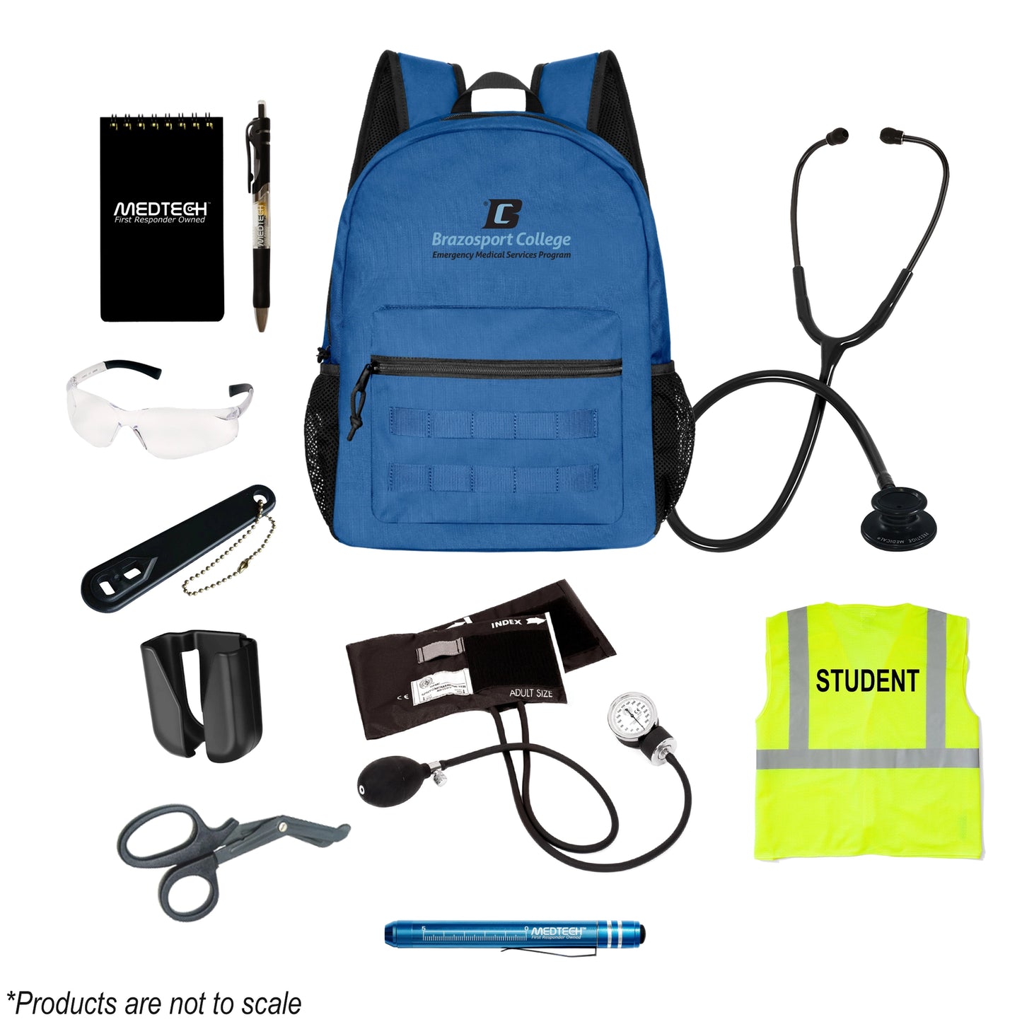 MedTech- Brazosport College Custom Clinical Kit- Blue- 