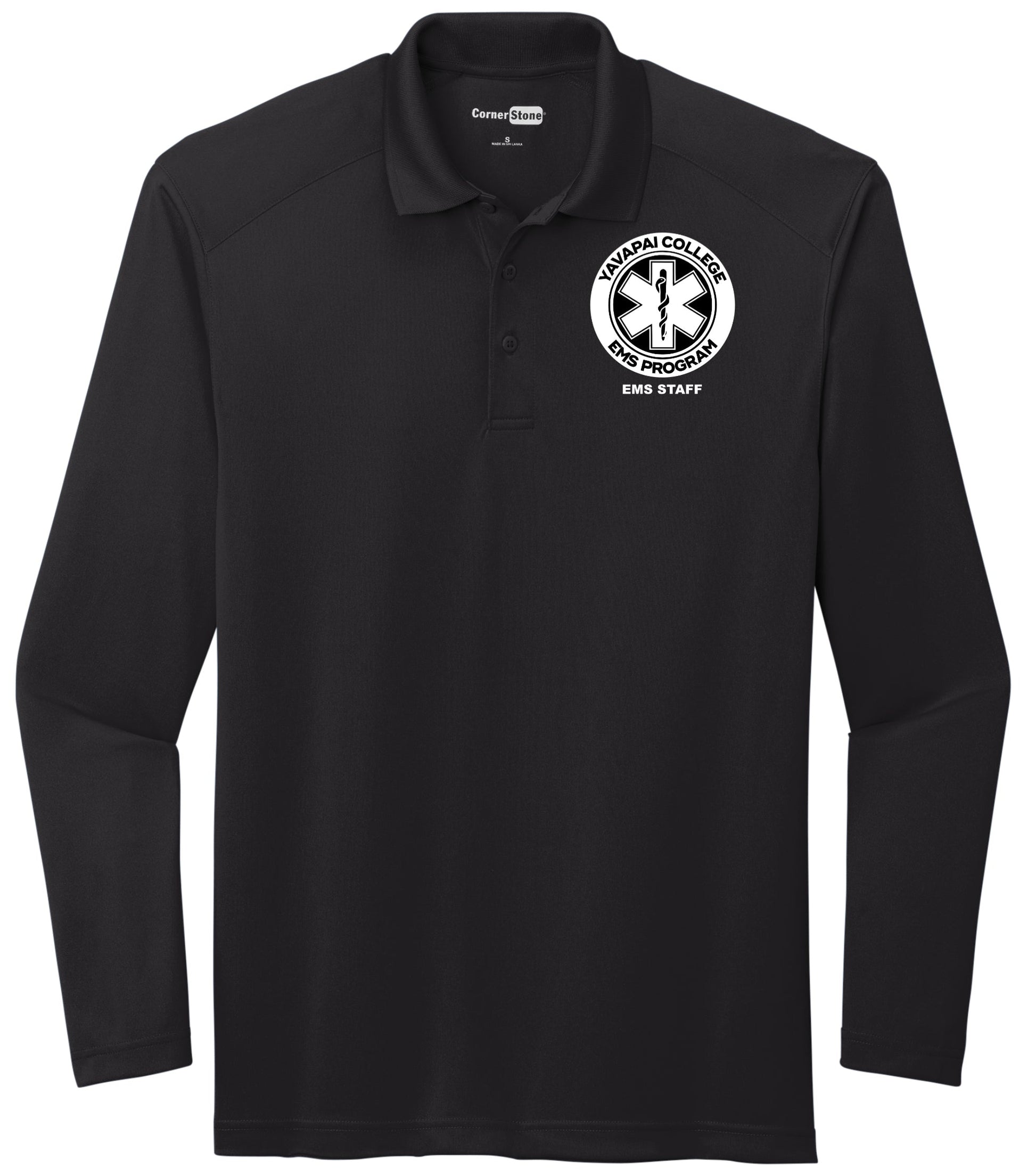 MedTech- Yavapai College - Custom Instructor Apparel- Long Sleeve Polo- 3XL 2XL 4XL XL XS S M L