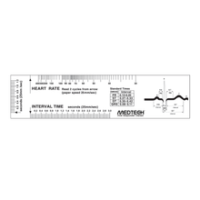 MedTech cardiology kit reference card with medical charts