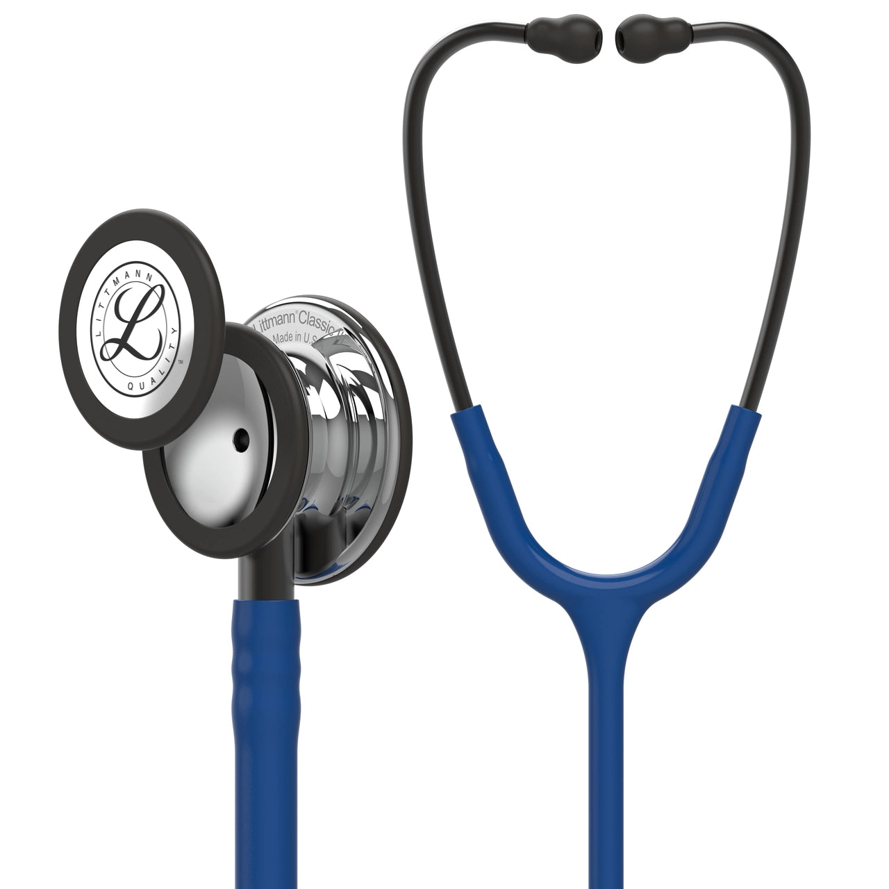 Littmann- Classic III™ Stethoscope- Navy Tube; Mirror Chestpiece- 