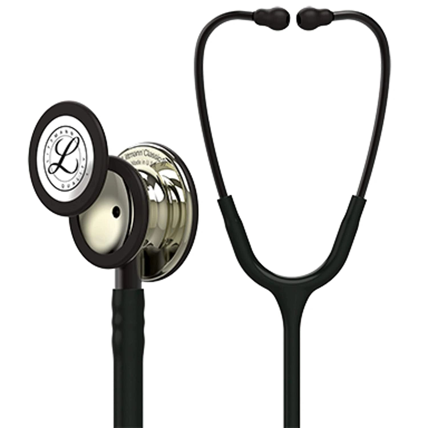 Littmann- Classic III™ Stethoscope- Black Tube; Champagne Finish Chestpiece- 