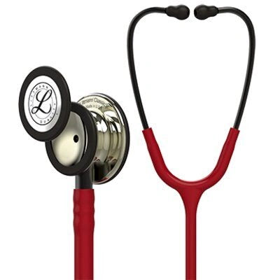 Littmann- Classic III™ Stethoscope- Burgundy Tube; Champagne Finish Chestpiece- 