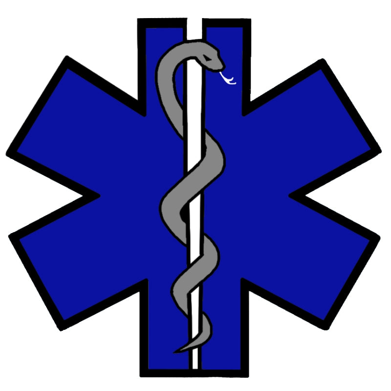 MedTech- EMS Blue Sticker 3"- - 