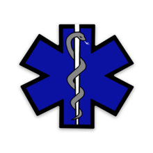 MedTech first responder sticker with blue Star of Life EMS symbol