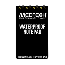 MedTech waterproof notepad in black
