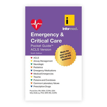 Jones & Barlett- Emergency & Critical Care Pocket Guide, ACLS 9e- - 