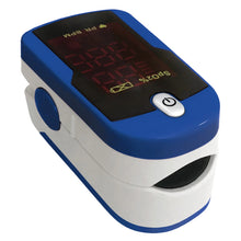 MedTech fingertip pulse oximeter in blue