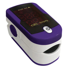 MedTech fingertip pulse oximeter in purple