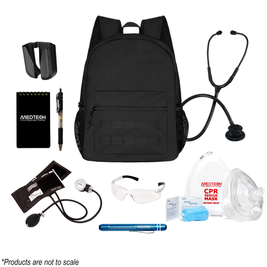 MedTech- North Seattle College Custom Clinical Kit- -Black- 