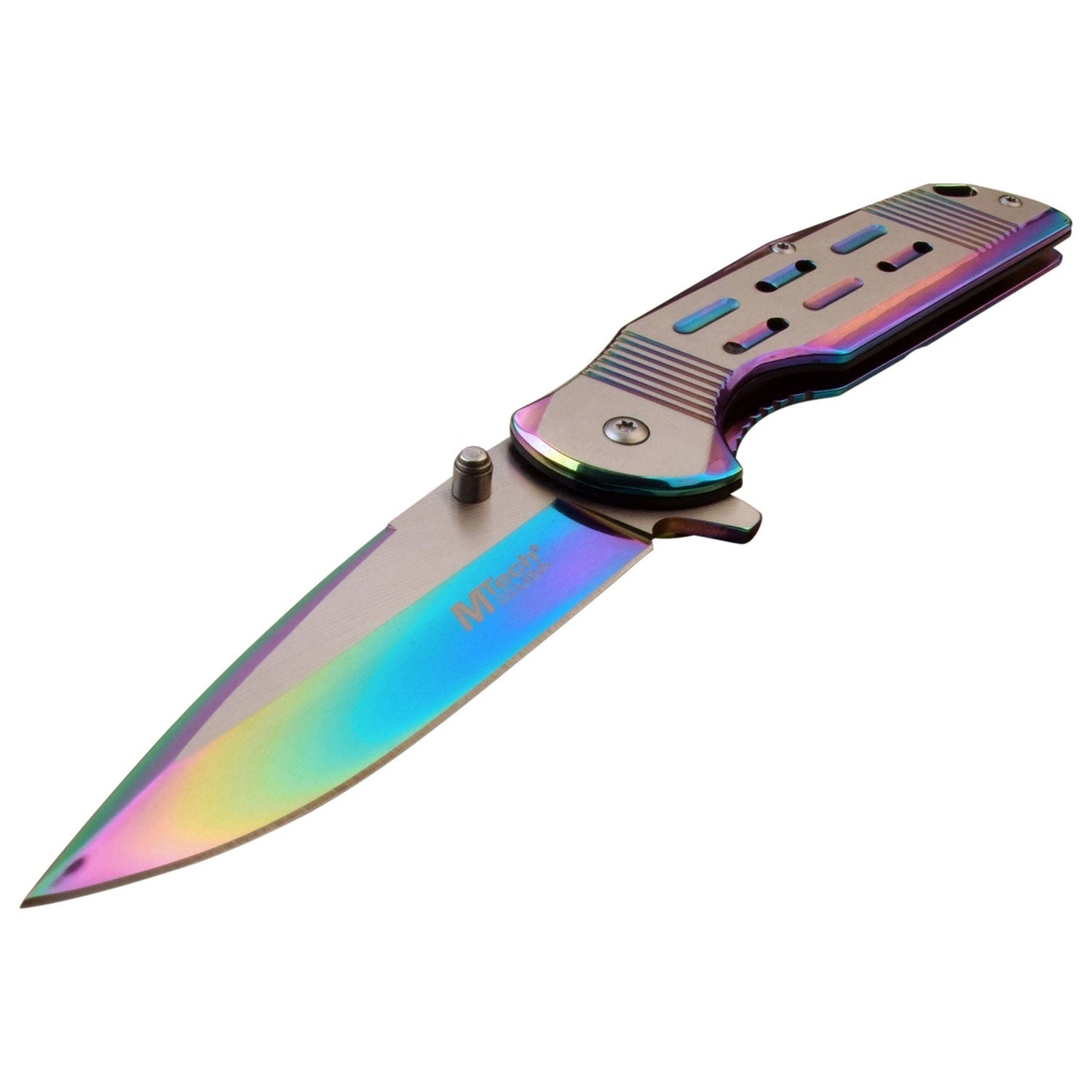 MTech- Rainbow Steel Knife- - 