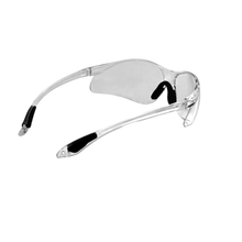 MedTech safety glasses front view with clear lenses