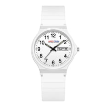 MedTech scrub watch in white with silicone band