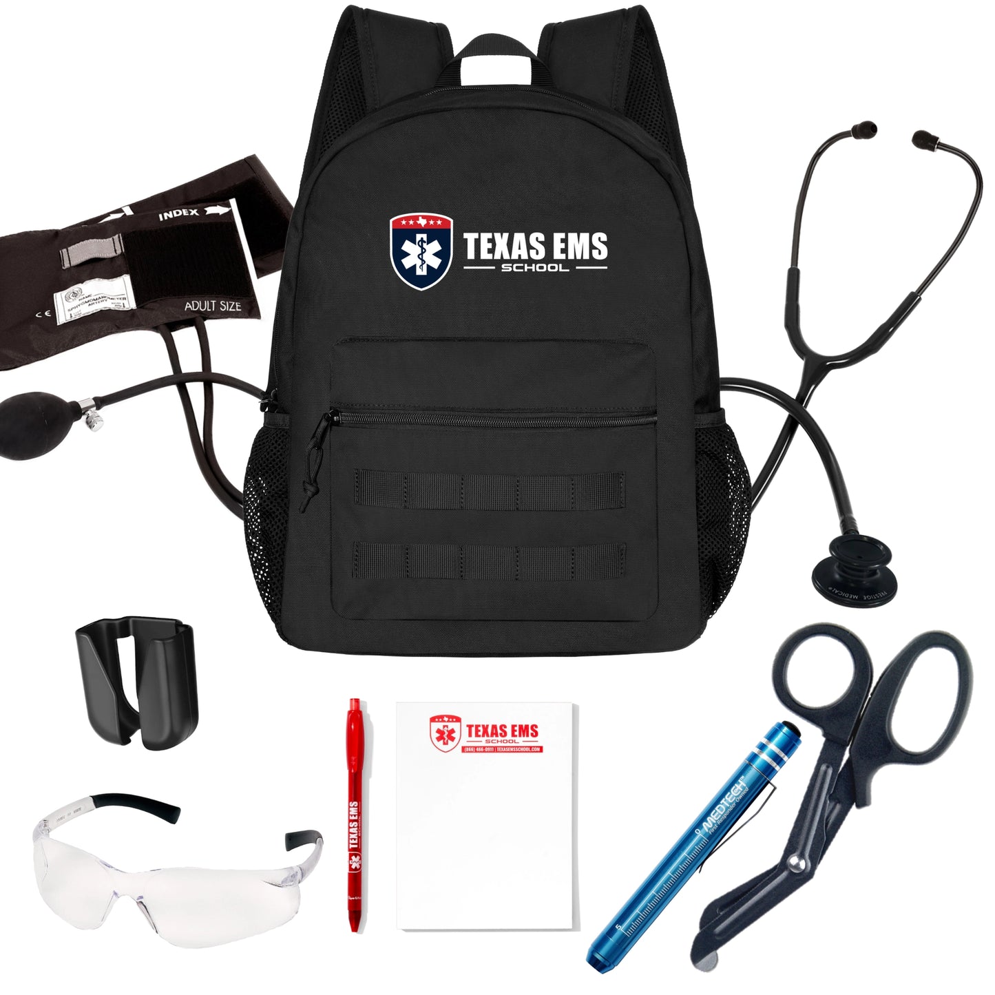 MedTech- Texas EMS School Custom Clinical Kit- Full Kit- Black