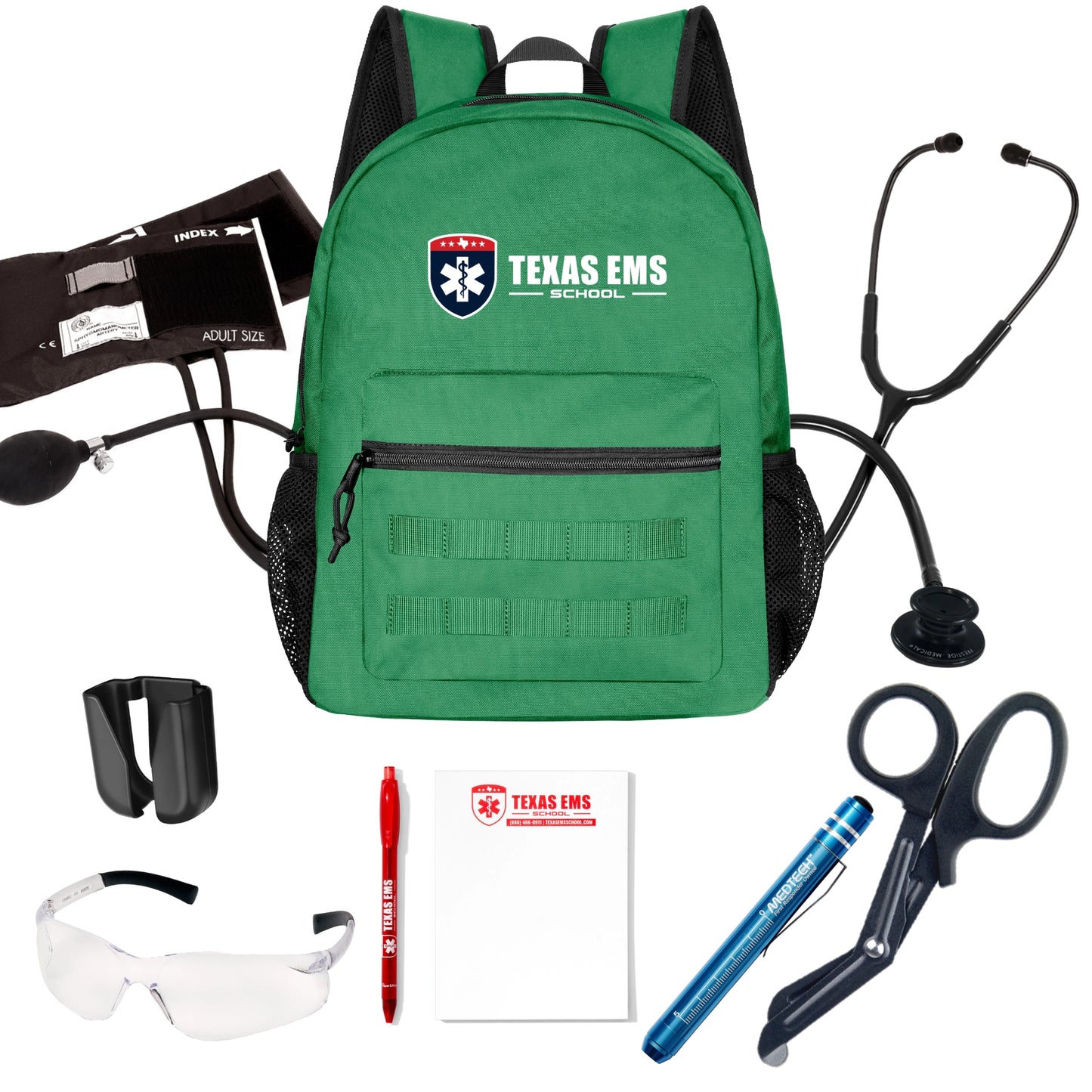 MedTech- Texas EMS School Custom Clinical Kit- Full Kit- Green