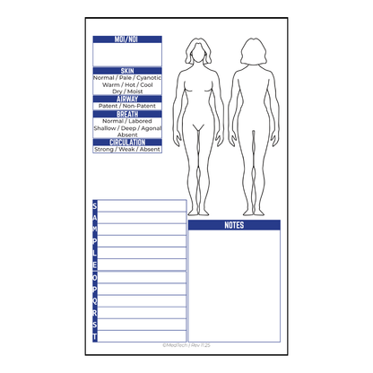 MedTech- Waterproof Student PCR Notepad- - 