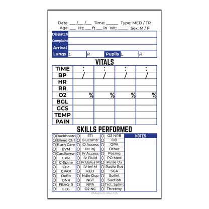 MedTech- Waterproof Student PCR Notepad- - 