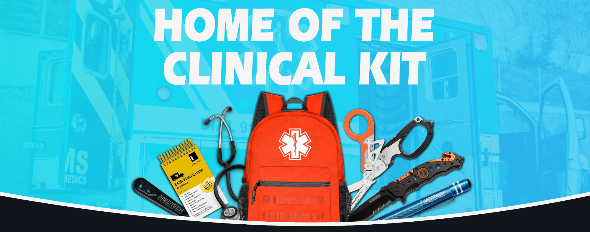 Image of a Clinical Kit with Text Home of the Clinical kit